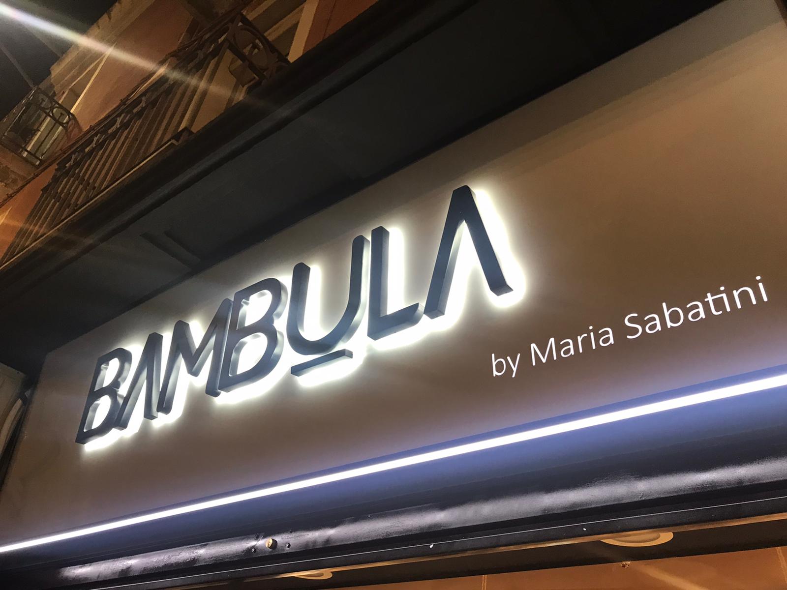 Bambula tienda ropa rotulación fachada Badalona
