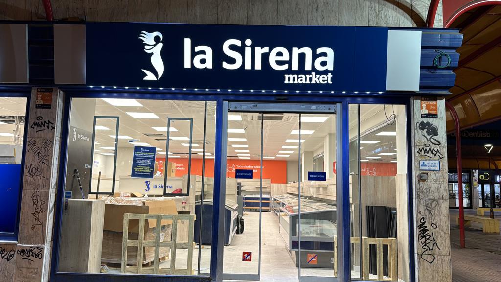 Rótulo luminoso caja de luz LED La Sirena