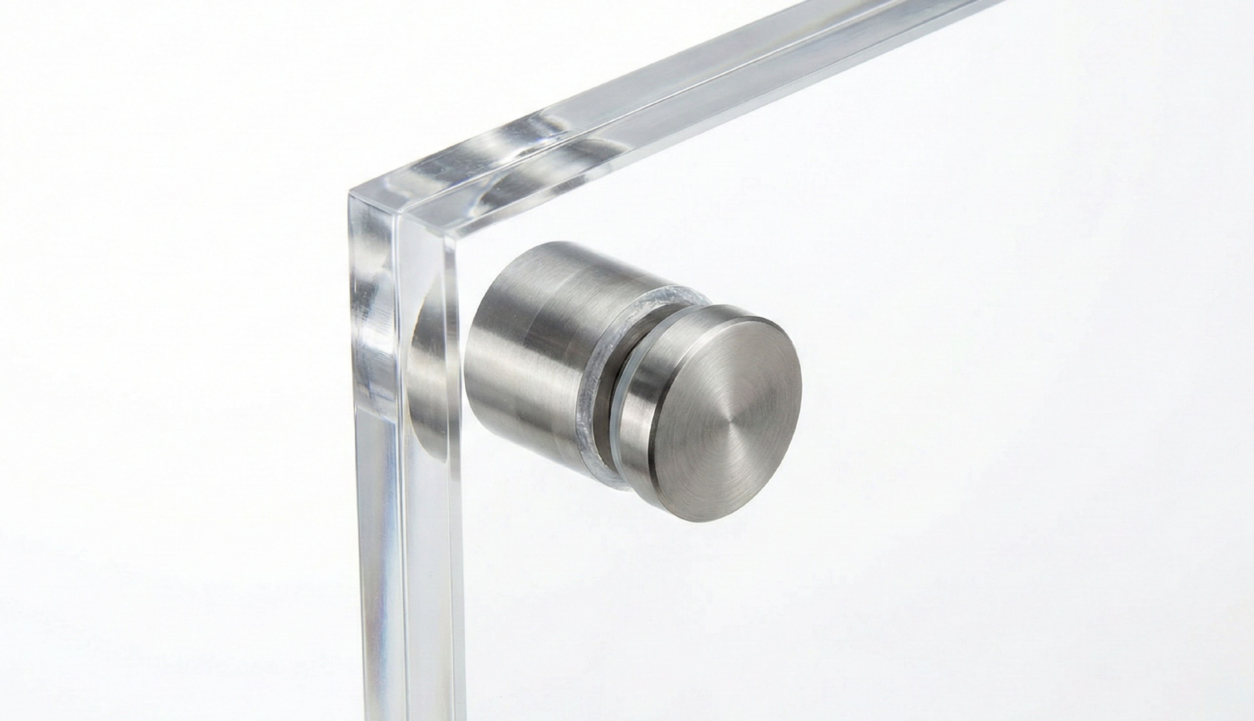 Sujeción decorativa embellecedor acero inoxidable