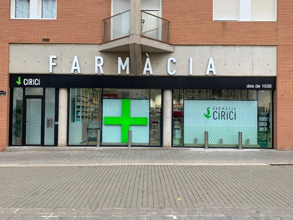 Rótulo exterior para Farmacia